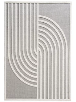 Outdoor-Teppich, Silbergrau 10 Outdoor-Teppich, Silbergrau -KIBEK Verkäufe Talca Outdoor Teppich Grau Silbergrau 160x230 pla