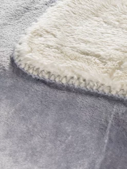 Decke, Silber -KIBEK Verkäufe Talvi Decke Grau Silber 150x200 lup