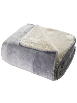 Decke, Silber -KIBEK Verkäufe Talvi Decke Grau Silber 150x200 per