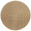 Hochflor-Teppich, Sand -KIBEK Verkäufe Tenderness Uniteppich beige sand rund pla
