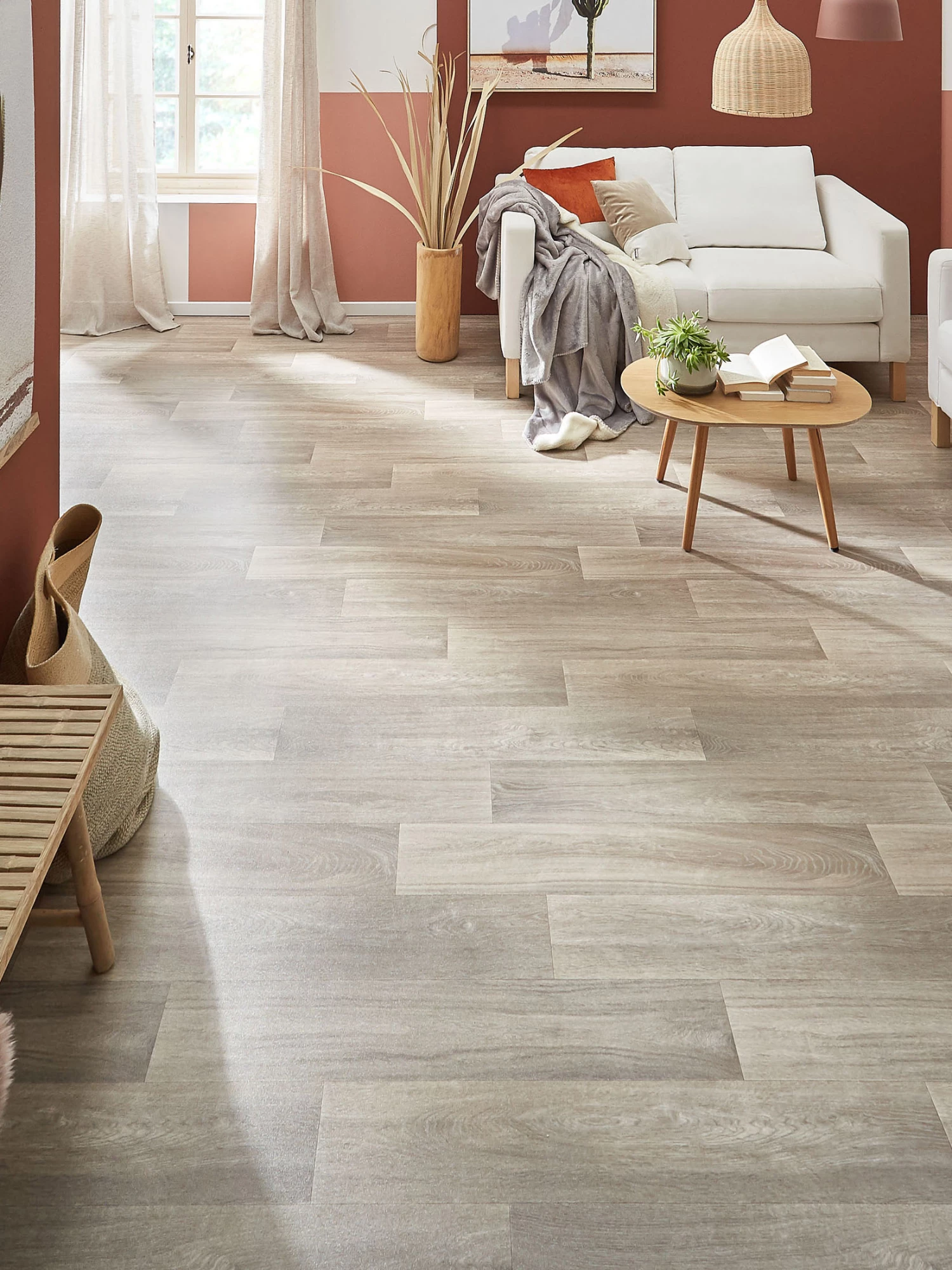 Vinyl-Rollenware, Eiche Zinn 190 3 Vinyl-Rollenware, Eiche Zinn 190