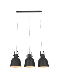 Hängeleuchte, Sand Black -KIBEK Verkäufe Timelessi 3erHaengeleuchte Schwarz SandBlack 25x72x183 per2