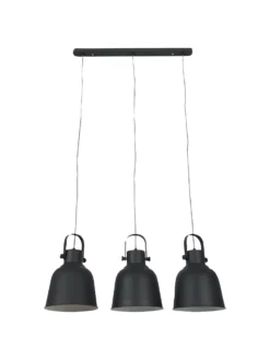 Hängeleuchte, Sand Black -KIBEK Verkäufe Timelessi 3erHaengeleuchte Schwarz SandBlack 25x72x183 per3