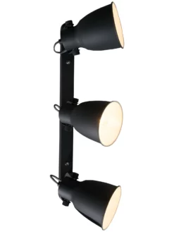 Wandleuchte, Sand Black -KIBEK Verkäufe Timelessi Deckenleuchte Schwarz SandBlack 24x72 per3