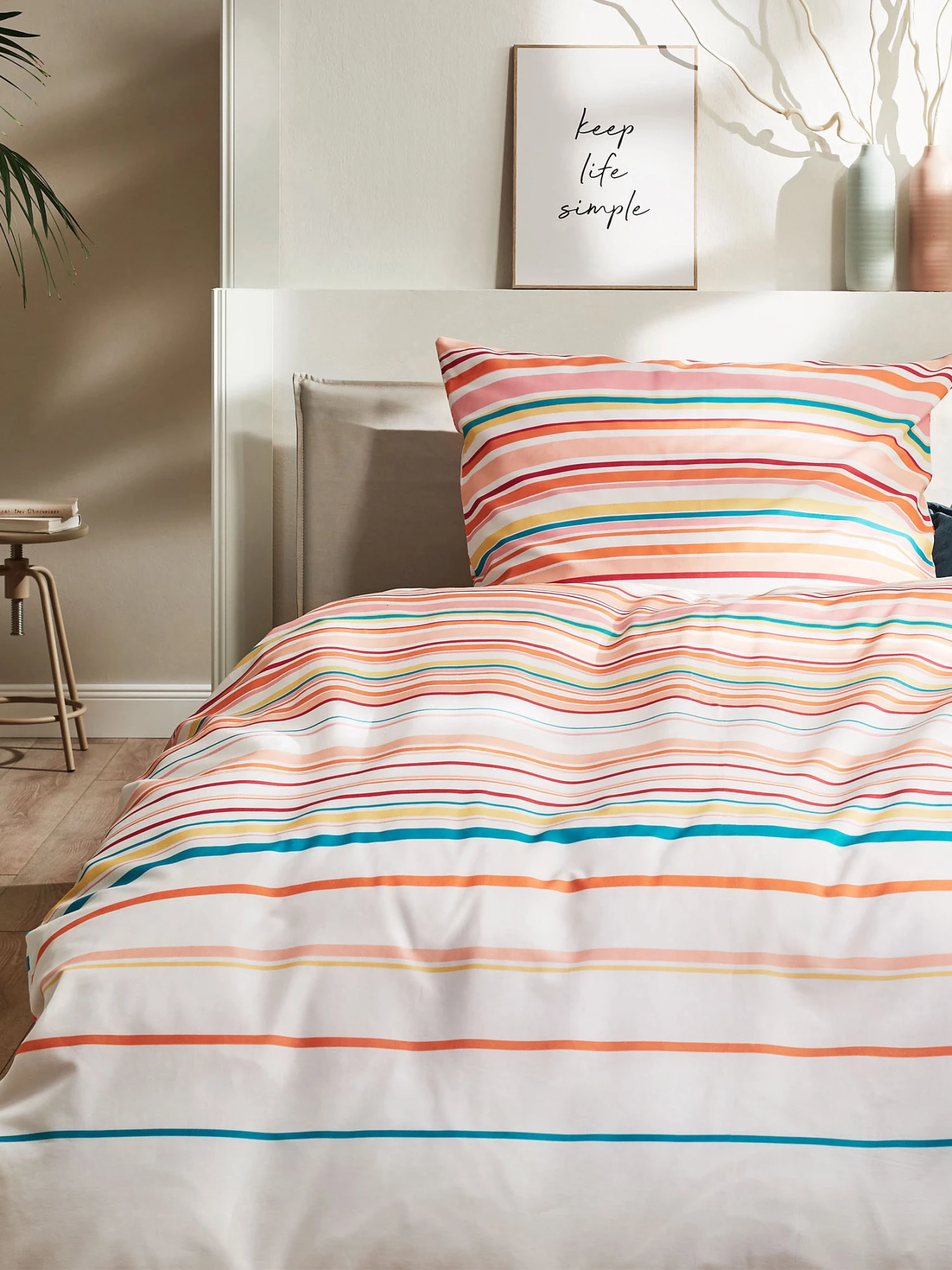 Renforcé-Bettwäsche, Koralle 3 Renforcé-Bettwäsche, Koralle