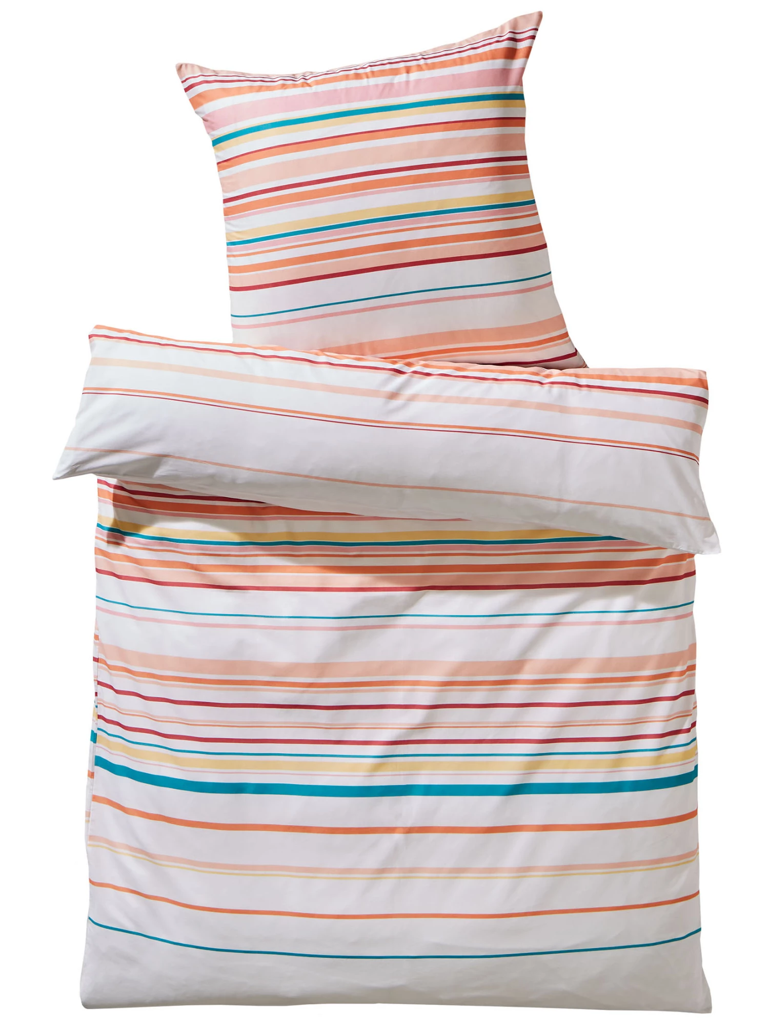Renforcé-Bettwäsche, Koralle 4 Renforcé-Bettwäsche, Koralle – Bild 2