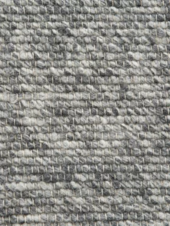 Handweb-Teppich, Dark Grey 10 Handweb-Teppich, Dark Grey -KIBEK Verkäufe Tjaellmo HandwebTeppich Dunkelgrau DarkGrey 200rund lup