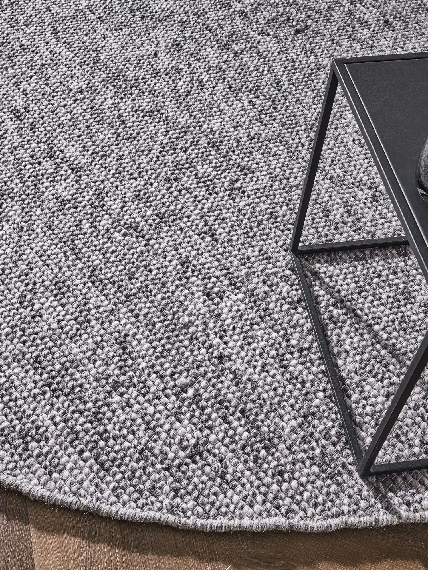 Handweb-Teppich, Dark Grey 7 Handweb-Teppich, Dark Grey – Bild 5