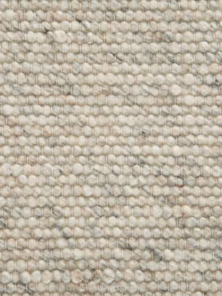 Woll-Teppich, Beige 9 Woll-Teppich, Beige -KIBEK Verkäufe Tjaellmo HandwebTeppich Grau Beige 150rund lup