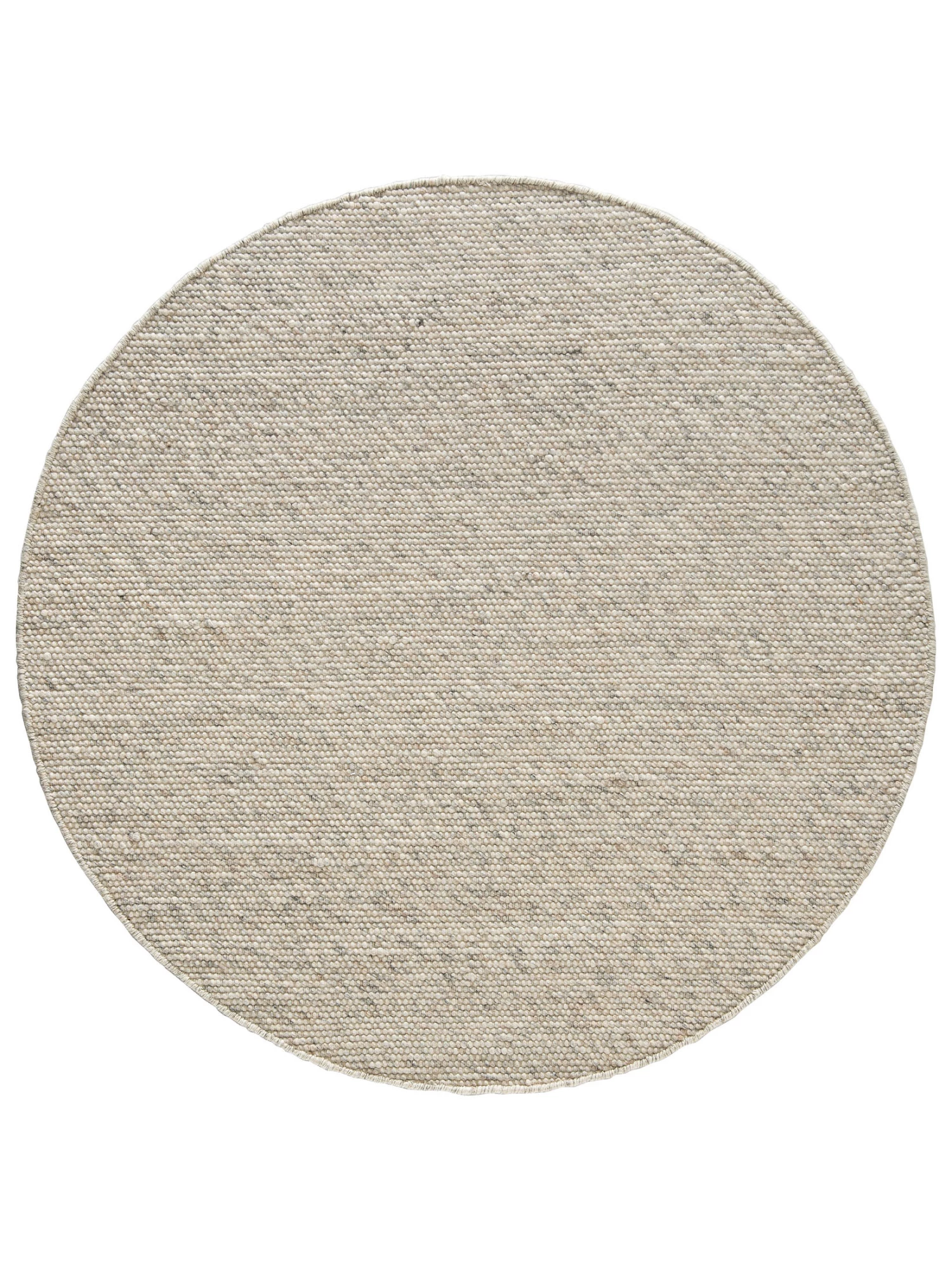 Woll-Teppich, Beige 4 Woll-Teppich, Beige – Bild 2