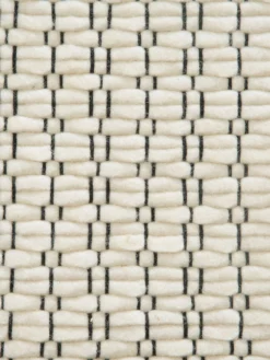 Woll-Teppich, White 10 Woll-Teppich, White -KIBEK Verkäufe Toftlund WollTeppich Weiss White 170x240 lup