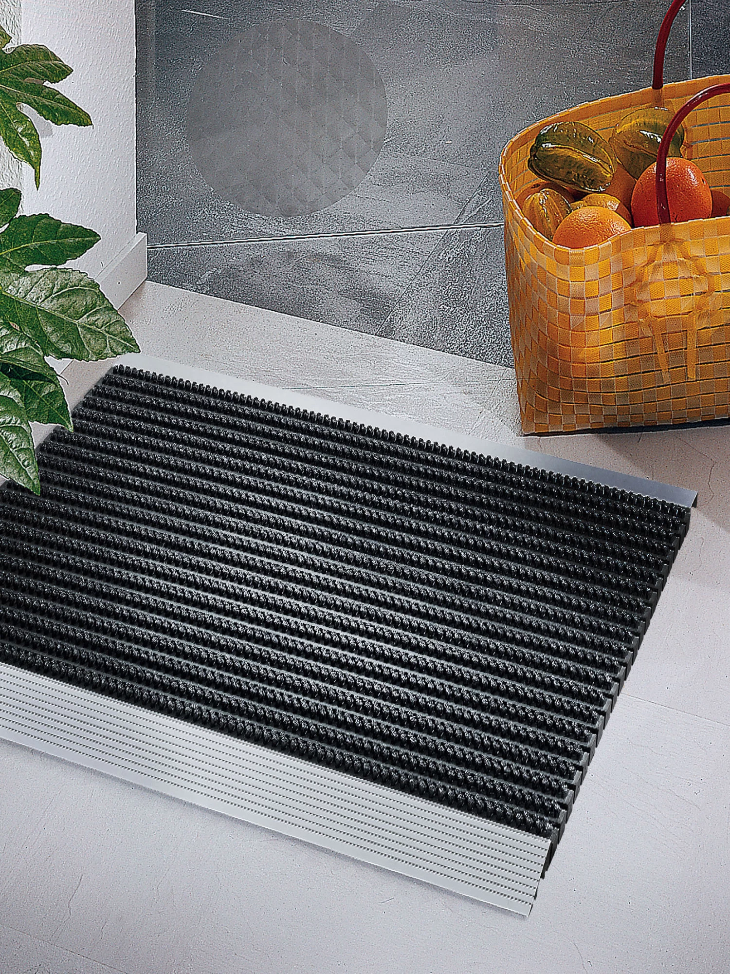 Fußmatte, Dunkelgrau 3 Fußmatte, Dunkelgrau