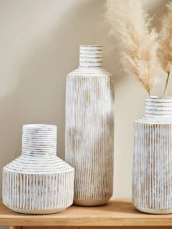 Deko-Vase, Hellbeige -KIBEK Verkäufe Toska DekoVase Beige Hellbeige mil2