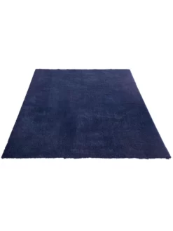 Hochflor-Teppich, Dunkelblau 10 Hochflor-Teppich, Dunkelblau -KIBEK Verkäufe Touch UniTeppich blau Dunkelblau 160x230 fper