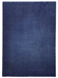 Hochflor-Teppich, Dunkelblau 9 Hochflor-Teppich, Dunkelblau -KIBEK Verkäufe Touch UniTeppich blau Dunkelblau 160x230 pla