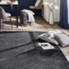 Hochflor-Teppich, Dunkelgrau -KIBEK Verkäufe Touch Uniteppich grau Dunkelgrau 160x230 mil