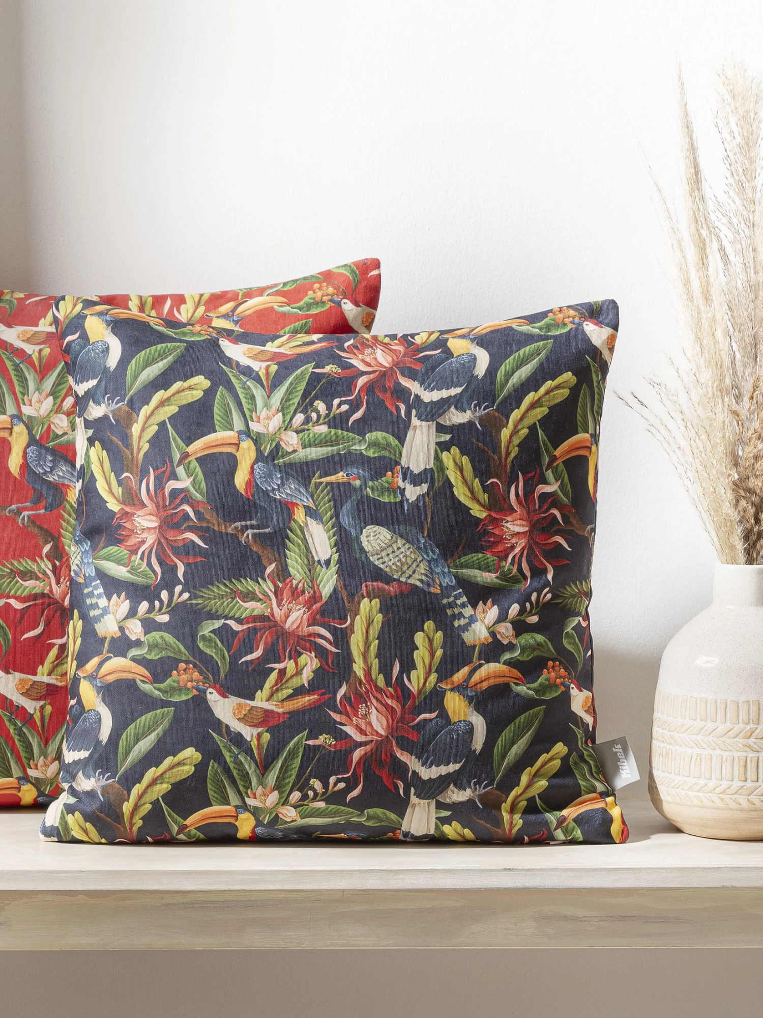 Kissen, Dunkelblau 3 Kissen, Dunkelblau