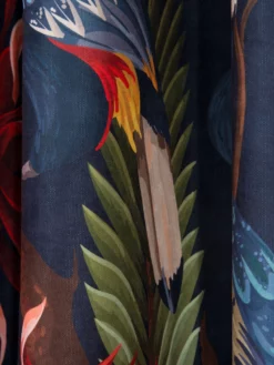 Ösenschal, Dunkelblau -KIBEK Verkäufe Tucani Gardine Oesenschal Blau Dunkelblau 140x250 lup2