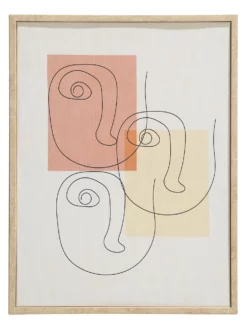 Leinwand Druck, Multicolor -KIBEK Verkäufe Ubunto Druckgerahmt Mehrfarbig Multicolor 30x40 pla