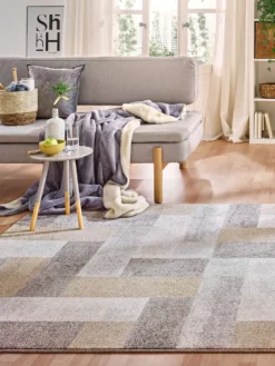 Moderner Teppich, Gold