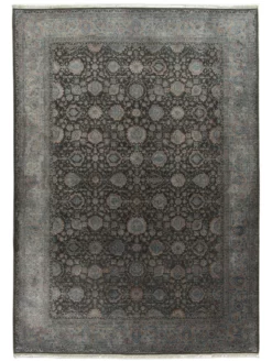 Vintage-Teppich, Silver-Blue -KIBEK Verkäufe Valdiva VintageTeppich Grau SilverBlue 200x290 pla