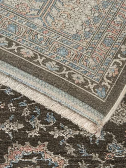 Vintage-Teppich, Silver-Blue -KIBEK Verkäufe Valdiva VintageTeppich Grau SilverBlue 200x290 wel