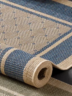 Outdoor-Teppich, River -KIBEK Verkäufe Valley Flachgewebe Teppich blau river lup