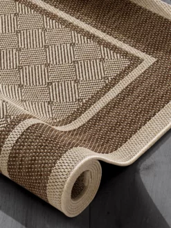 Outdoor-Teppich, Tobacco -KIBEK Verkäufe Valley Flachgewebe Teppich braun tobacco lup