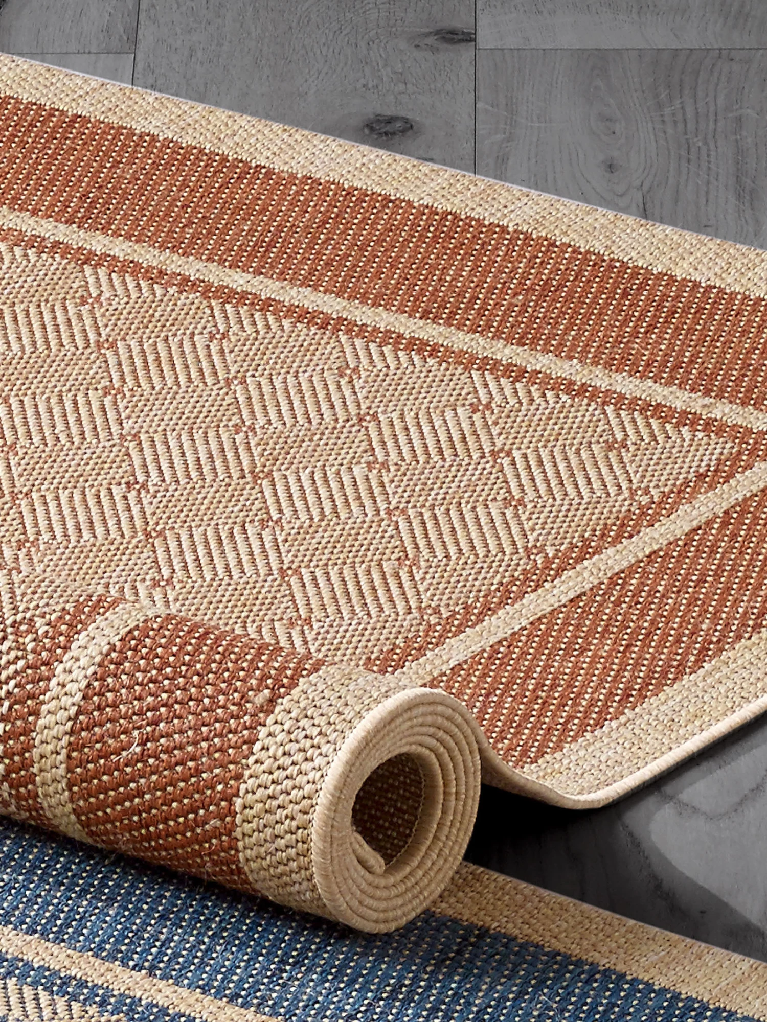 Flachgewebe-Teppich, Terra 5 Flachgewebe-Teppich, Terra – Bild 3