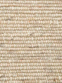 Woll-Teppich, Light Beige 10 Woll-Teppich, Light Beige -KIBEK Verkäufe Vennesund HandwebTeppich Creme Hellbeige 170x230 lup