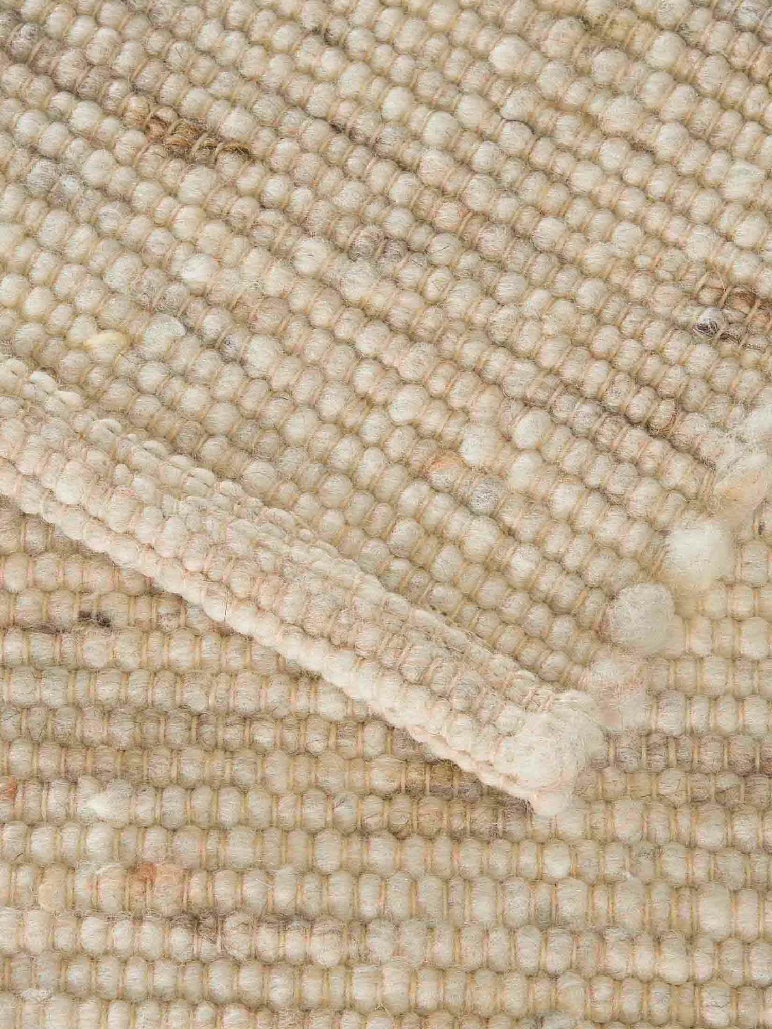 Woll-Teppich, Light Beige 7 Woll-Teppich, Light Beige – Bild 5