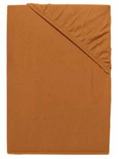 Spannbetttuch, Cognac
