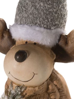 Figur, Multicolor -KIBEK Verkäufe Weihnachtsbuddy Figur Braun Multicolor 10x13x29 lup