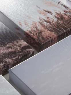 Druck, Hellbraun 8 Druck, Hellbraun -KIBEK Verkäufe ZufluchtamMeer Leinwandbild Blau Hellbraun 25x25 lup